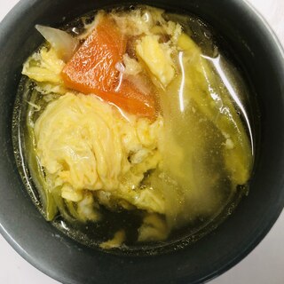☆冷しゃぶの茹で汁で野菜スープ☆